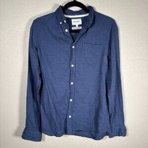Norse Projects Blue Long Sleeve Pocket Cotton Button Down Shirt Size S